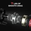 imageKastKing Brutus Fishing Rod and Reel Combo Spinning ampamp SpinCast Combo Custom Tackle Kit PreSpooled Line Brute Tuff 2Pc Blanks Stainless Steel Guide EVA Handles Custom Graphite Reel SeatSpin Cast 66 M 30 Reel Tackle Kit