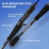imageKastKing Centron Fishing Rod and Reel Combo Spinning ampamp Baitcasting Combos IM6 Graphite 2Pc Blanks Stainless Steel Guides with Ceramic Rings Contoured EVA Handles ampamp Fighting ButtCast7 Mh  Left Handed new