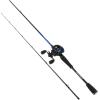 imageKastKing Centron Fishing Rod and Reel Combo Spinning ampamp Baitcasting Combos IM6 Graphite 2Pc Blanks Stainless Steel Guides with Ceramic Rings Contoured EVA Handles ampamp Fighting ButtCast66 M  Left Handed new