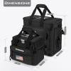 imageKastKing Fishing Tackle Bags  Saltwater ampamp Freshwater Fishing Bags  Water Resistant Padded Shoulder Strap  Gear StorageBlackMedium