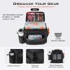imageKastKing Fishing Tackle Bags  Saltwater ampamp Freshwater Fishing Bags  Water Resistant Padded Shoulder Strap  Gear StorageBlackMedium