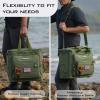 imageKastKing Fishing Tackle Bags  Saltwater ampamp Freshwater Fishing Bags  Water Resistant Padded Shoulder Strap  Gear StorageGreenLarge