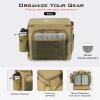 imageKastKing Fishing Tackle Bags  Saltwater ampamp Freshwater Fishing Bags  Water Resistant Padded Shoulder Strap  Gear StorageKhakiLarge
