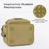 imageKastKing Fishing Tackle Bags  Saltwater ampamp Freshwater Fishing Bags  Water Resistant Padded Shoulder Strap  Gear StorageKhakiMedium
