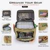 imageKastKing Fishing Tackle Bags  Saltwater ampamp Freshwater Fishing Bags  Water Resistant Padded Shoulder Strap  Gear StorageKhakiMedium