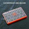 imageKastKing HyperSeal Waterproof Fishing Tackle Box Waterproof 3600 and 3700 Tackle Trays Organizer with Removable Dividers Lure Box and Terminal Tackle Storage3700 2 Packs