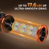 imageKastKing Lethal Blaze Twintip Fishing Rod and Reel Combo Spinning ampamp Baitcaster Combo Flame Pattern Design IM6 Graphite 2Pc Rod with Backup Tip Section StainlessSteel Guides EVA HandleSpin74 Mh3000 Reel 2pcs Extra Tip