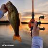 imageKastKing Lethal Blaze Twintip Fishing Rod and Reel Combo Spinning ampamp Baitcaster Combo Flame Pattern Design IM6 Graphite 2Pc Rod with Backup Tip Section StainlessSteel Guides EVA HandleCast64 Mright Handed 2pcs Extra Tip