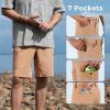 imageKastKing Mens Fishing Shorts Hiking Shorts Quick Dry Comfortable UPF 50 7 Pockets Shorts for Men 105quot InseamBrown