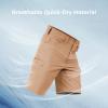imageKastKing Mens Fishing Shorts Hiking Shorts Quick Dry Comfortable UPF 50 7 Pockets Shorts for Men 105quot InseamBrown