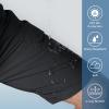 imageKastKing Mens Fishing Shorts Hiking Shorts Quick Dry Comfortable UPF 50 7 Pockets Shorts for Men 105quot InseamOnyx Black