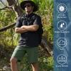 imageKastKing Mens Fishing Shorts Hiking Shorts Quick Dry Comfortable UPF 50 7 Pockets Shorts for Men 105quot InseamSage Green