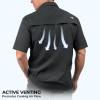 imageKastKing ReKon Mens Fishing Shirts Well Made QuickDry Short ampamp Long Sleeve Hiking Beach Shirts Sun ProtectionE Onyx