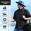 imageKastKing ReKon Mens Fishing Shirts Well Made QuickDry Short ampamp Long Sleeve Hiking Beach Shirts Sun ProtectionE Onyx