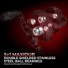 imageKastKing Royale Legend II Twin Tip Fishing Rod and Reel Combos Spinning ampamp Casting Combo IM6 Graphite 2Pc Blanks Extra Backup Tip Section StainlessSteel Guides KastFlex Technology EVA HandlesCast73 Mh Twintips Rod  Right Handed