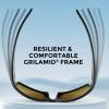 imageKastKing Skidaway Polarized Sport Sunglasses for Men and WomenIdeal for Driving Fishing Cycling and RunningUV ProtectionColor Frame Matte Blackout  Lens Smoke Base  Ice Mirror