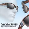 imageKastKing Skidaway Polarized Sport Sunglasses for Men and WomenIdeal for Driving Fishing Cycling and RunningUV ProtectionColor Frame Matte Demi  Lens Smoke