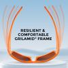 imageKastKing Skidaway Polarized Sport Sunglasses for Men and WomenIdeal for Driving Fishing Cycling and RunningUV ProtectionColor Frame Matte Orange Blackout  Lens Copper Base  White Steel Mirror