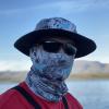 imageKastKing Sol Armis Neck Gaiter  UPF 50 Face Mask  UV Sun Protection Mask for Men ampamp Women Fishing HikingA Silver Mist Size 19x95