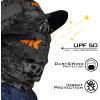 imageKastKing Sol Armis Neck Gaiter  UPF 50 Face Mask  UV Sun Protection Mask for Men ampamp Women Fishing HikingC Blackout Size 19x95