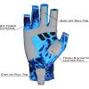 imageKastKing Sol Armis Sun Gloves UPF50 Fishing Gloves UV Protection Sun Protection for Outdoor Kayaking RowingB Shoreline Prym1