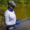 imageKastKing Sol Armis Sun Gloves UPF50 Fishing Gloves UV Protection Sun Protection for Outdoor Kayaking RowingE Blue Patriot