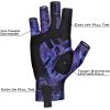 imageKastKing Sol Armis Sun Gloves UPF50 Fishing Gloves UV Protection Sun Protection for Outdoor Kayaking RowingH Purple Tang Prym1
