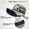 imageKastKing Sol Armis UPF 50 Boonie Hat  Sun Protection Fishing Beach ampamp Hiking Paddling Rowing KayakingA Silver Mist