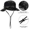 imageKastKing Sol Armis UPF 50 Boonie Hat  Sun Protection Fishing Beach ampamp Hiking Paddling Rowing KayakingB Blackout