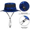 imageKastKing Sol Armis UPF 50 Boonie Hat  Sun Protection Fishing Beach ampamp Hiking Paddling Rowing KayakingF Blue Patriot