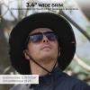 imageKastKing Sol Armis UPF 50 Boonie Hat  Sun Protection Fishing Beach ampamp Hiking Paddling Rowing KayakingL Obsidian Laservented Design