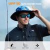 imageKastKing Sol Armis UPF 50 Boonie Hat  Sun Protection Fishing Beach ampamp Hiking Paddling Rowing KayakingM Calypso Laservented Design