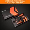 imageKastKing SteelStream 8pc Fishing Tool Kit  Fishing Pliers with Lanyard Fillet Knife Floating Fish Lip Gripper Fishing Braid Scissors Tool Retractor Fishing Hook Remover Bungee Cords
