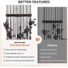 imageKastKing V15 Vertical Fishing Rod Holder  Wall Mounted Fishing Rod Rack Store 15 Rods or Fishing Rod Combos in 1725 Inches Great Fishing Pole Holder and RackA 2 Pack  Black Store 30 rods