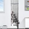 imageKastKing V15 Vertical Fishing Rod Holder  Wall Mounted Fishing Rod Rack Store 15 Rods or Fishing Rod Combos in 1725 Inches Great Fishing Pole Holder and RackC 1 Pack  WhiteStore 15 rods
