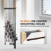 imageKastKing V15 Vertical Fishing Rod Holder  Wall Mounted Fishing Rod Rack Store 15 Rods or Fishing Rod Combos in 1725 Inches Great Fishing Pole Holder and RackA 1 Pack  BlackStore 15 rods
