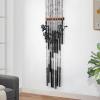 imageKastKing V15 Vertical Fishing Rod Holder  Wall Mounted Fishing Rod Rack Store 15 Rods or Fishing Rod Combos in 1725 Inches Great Fishing Pole Holder and RackB 1 Pack  Black Upgraded Heavy Rod Combo  Store 15 Rods