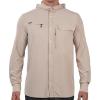 imageKastKing Baxter Pass UPF 50 Long Sleeve Shirt with Hood  Breathable QuickDry 4Way Stretch Multi Design for OutdoorsMushroom Brown