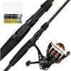 imageKastKing Brent Chapman Baitcasting Reel and Rod Combo Tailored Tackle Kits Prespooled Design IM6 Graphite 2Pc Blanks 5  1 Ball Bearings Aluminum Oxide Ringed Stainless Steel Guides EVA HandlesSpin68 M 2000 Reel Finesse Spin Kit