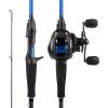 imageKastKing Centron Fishing Rod and Reel Combo Spinning ampamp Baitcasting Combos IM6 Graphite 2Pc Blanks Stainless Steel Guides with Ceramic Rings Contoured EVA Handles ampamp Fighting ButtCast7 Mh  Right Handed new