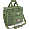 imageKastKing Fishing Tackle Bags  Saltwater ampamp Freshwater Fishing Bags  Water Resistant Padded Shoulder Strap  Gear StorageGreenLarge