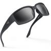 imageKastKing Skidaway Polarized Sport Sunglasses for Men and WomenIdeal for Driving Fishing Cycling and RunningUV ProtectionColor Frame Matte Black  Lens Smoke