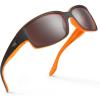 Color: Frame: Matte Orange Blackout / Lens: Copper Base - White Steel Mirror