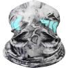 imageKastKing Sol Armis Neck Gaiter  UPF 50 Face Mask  UV Sun Protection Mask for Men ampamp Women Fishing HikingA Silver Mist Size 19x95