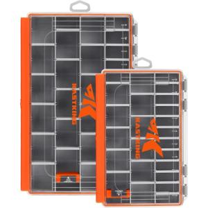 imageKastKing HyperSeal Waterproof Fishing Tackle Box Waterproof 3600 and 3700 Tackle Trays Organizer with Removable Dividers Lure Box and Terminal Tackle Storage3600 1 Pack  3700 1 Pack