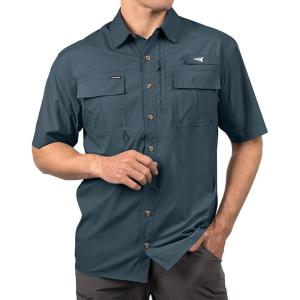 imageKastKing ReKon Mens Fishing Shirts Well Made QuickDry Short ampamp Long Sleeve Hiking Beach Shirts Sun ProtectionC Slate Blue
