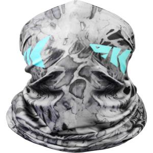 imageKastKing Sol Armis Neck Gaiter  UPF 50 Face Mask  UV Sun Protection Mask for Men ampamp Women Fishing HikingA Silver Mist Size 19x95