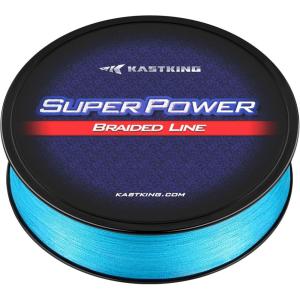 imageKastKing SuperPower Braided Fishing Line  Abrasion Resistant Braided Lines  Incredible Superline  Zero Stretch  Smaller Diameter  A MustHave