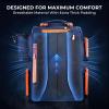 imageKastKing Bait Boss Fishing Tackle Backpack with Rod Holders4 Tackle BoxesRain Cover4543L Large Storage for Fishing GearB Orange