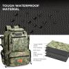 imageKastKing Bait Boss Fishing Tackle Backpack with Rod Holders4 Tackle BoxesRain Cover4543L Large Storage for Fishing GearD Dark Green Camouflage